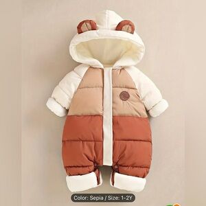 Beautiful boys winter romper. Size 1-2 y